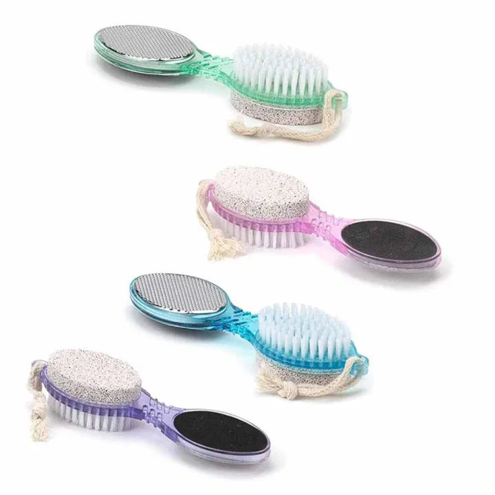 4 In 1 Foot Scrubber With Pedicure And Manicure Callus remover Cosmia.pk