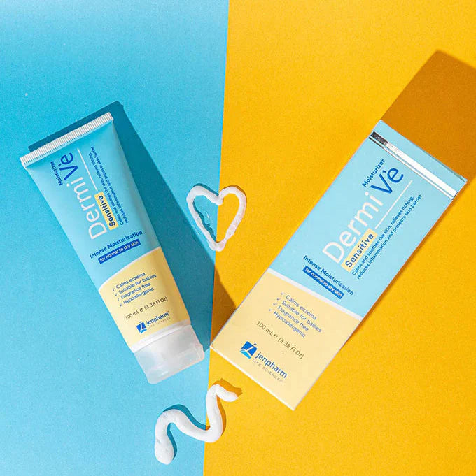 Dermive Sensitive Moisturizer Soothes Skin | Relieves Itching - 100ml Jenpharm