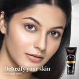 VLCC 7X Ultra Whitening and Brightening Charcoal Peel Off Mask - 100ml