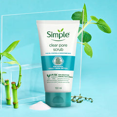 Simple Daily Skin Detox Pore Polishing Face Scrub - 150ml Simple