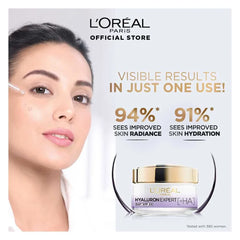 L'Oreal Paris Hyaluron Expert Replumping Moisturizing Care Day Cream, SPF 20, 50ml Loreal Paris