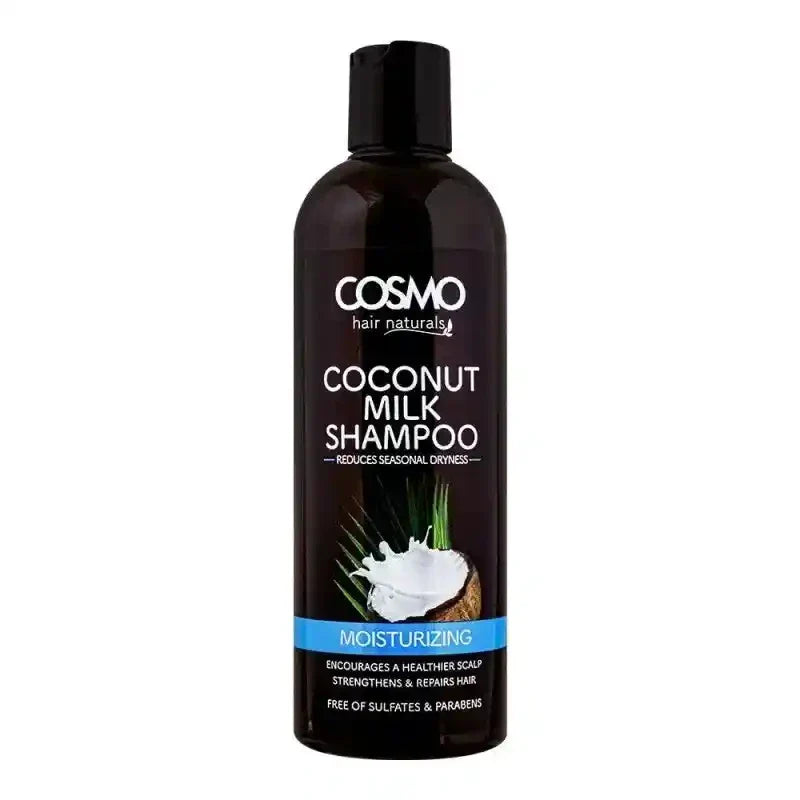 Cosmo Hair Naturals Moisturizing Coconut Milk Shampoo, Reduces Cosmo