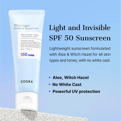 COSRX - Ultra Light Invisible Sunscreen - 50ml Cosrx
