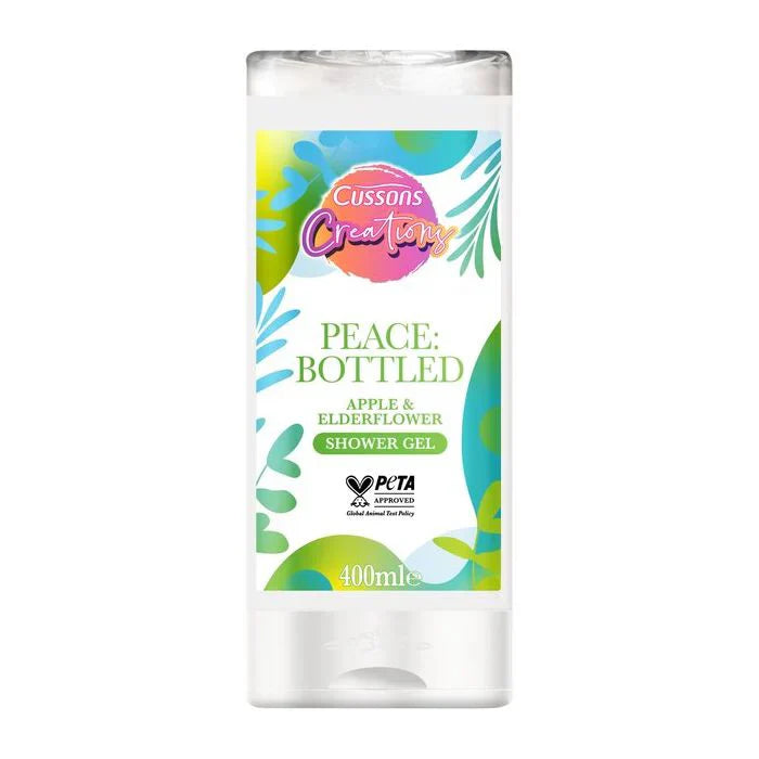 Cussons Creations Peace Bottled Apple & Elderflower Shower Gel Cussons Creations