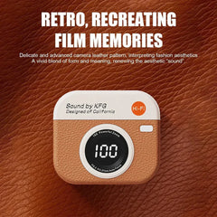 X73 Retro Camera Design TWS Wireless Earbuds Cosmia.pk