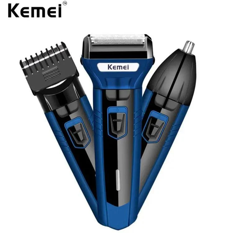3 in 1 Kemei KM-6330 Professional Hair Trimmer Super Grooming Kit Kemei