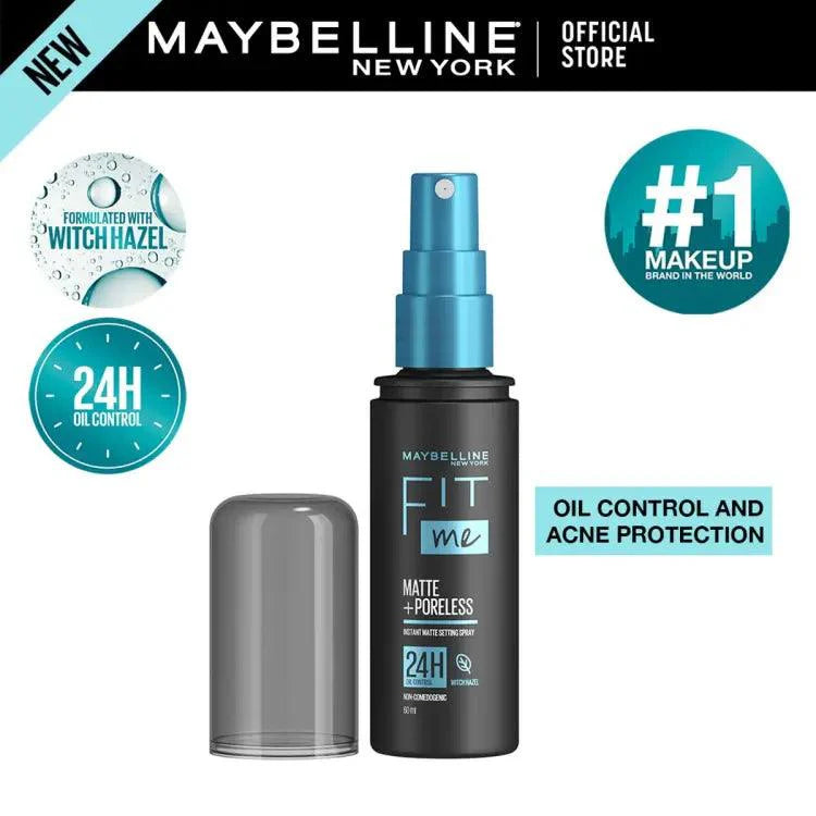 Maybelline New York Fit Me Matte + Poreless Setting Spray - 60ml Maybelline