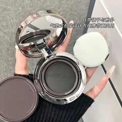 Sweet Mint Fluffy HairStyle Powder Compact With Puff - Each Sweet Mint