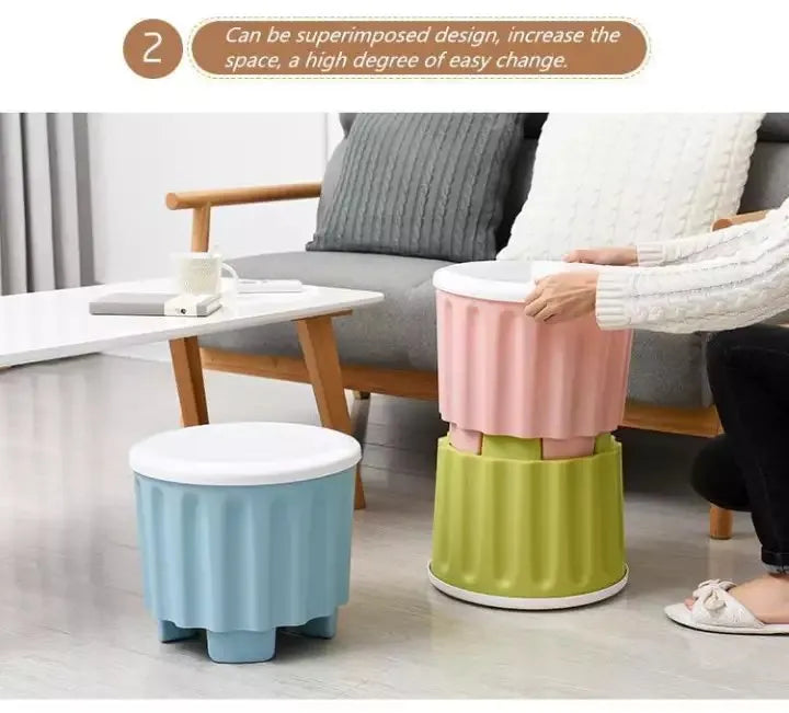 Portable Drum Storage Stool and Sitting Chair Cosmia.pk
