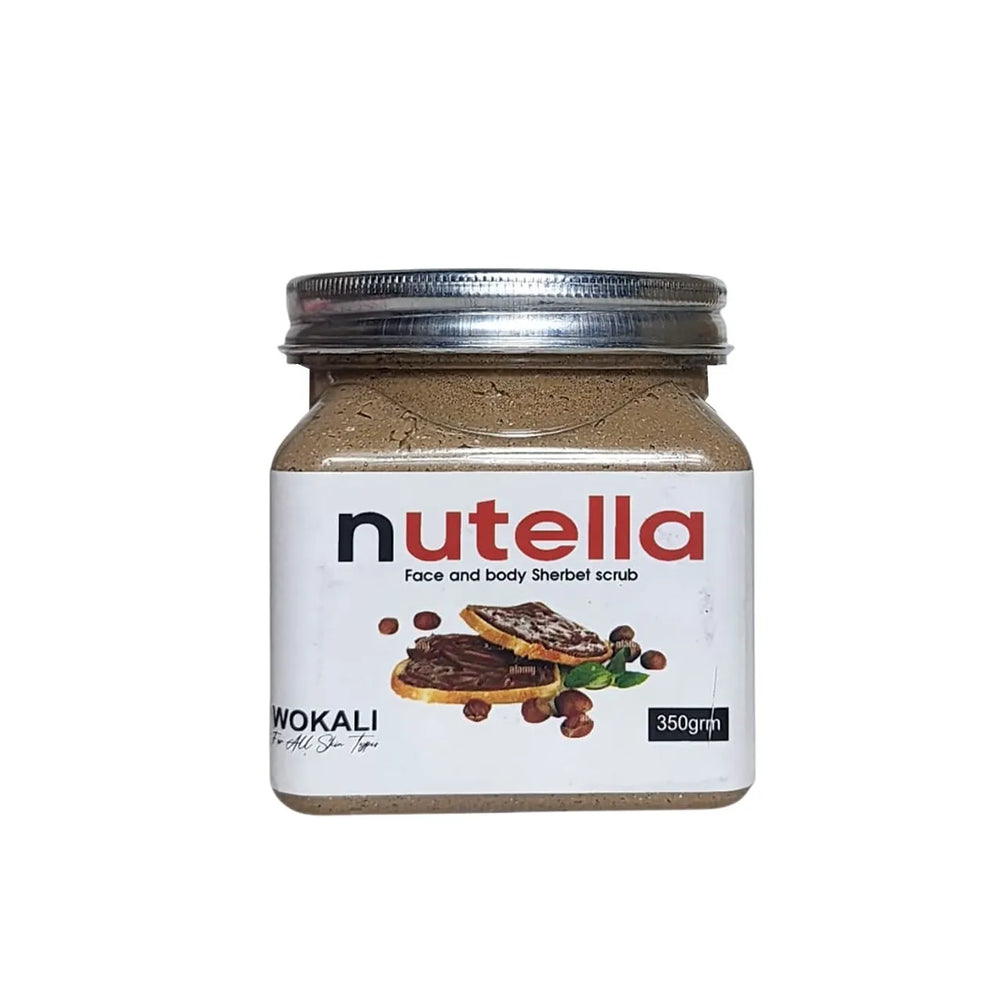 Wokali Nutella Face & Body Sherbet Scrub – 350ml Wokali