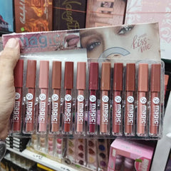 Quden Rose Soft And Matte Lip Gloss - 12 Pcs Set Quden Rose