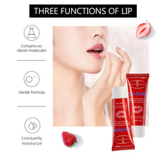 Aichun Beauty lip balm moisturizing and soothing lips with strawberry Aichun Beauty