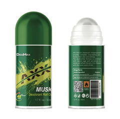 Deomax Musk Deodorant Roll On 48H Long Lasting 50ml Deomax