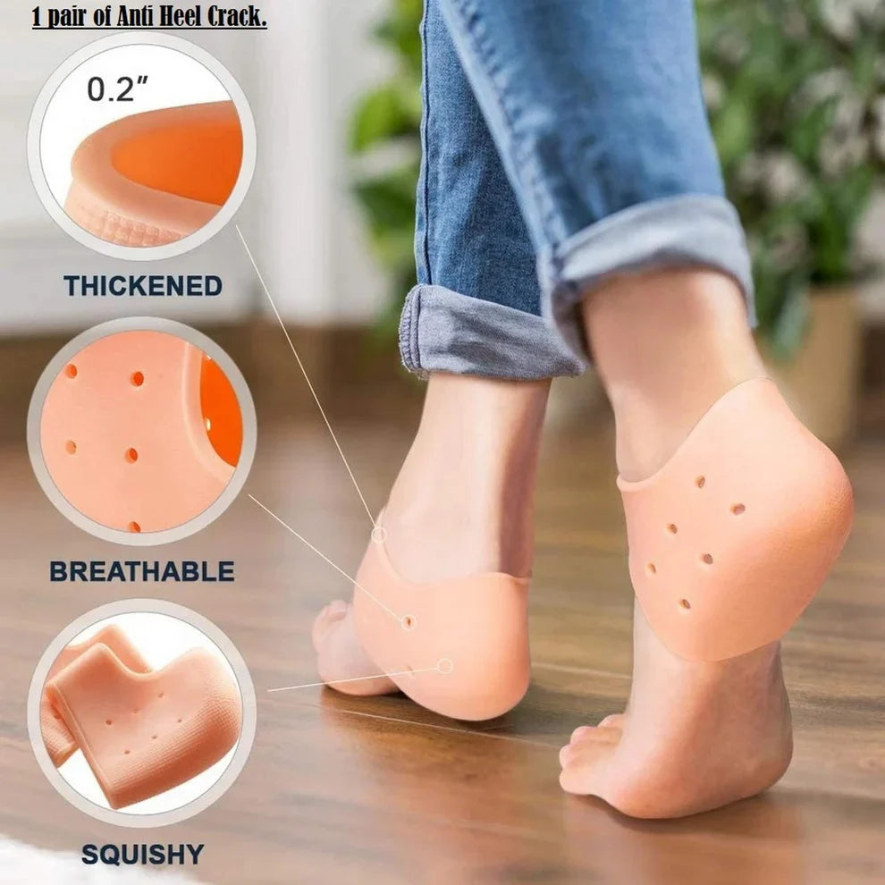 Anti Crack Silicone Gel Heel & Foot Protector Cosmia.pk