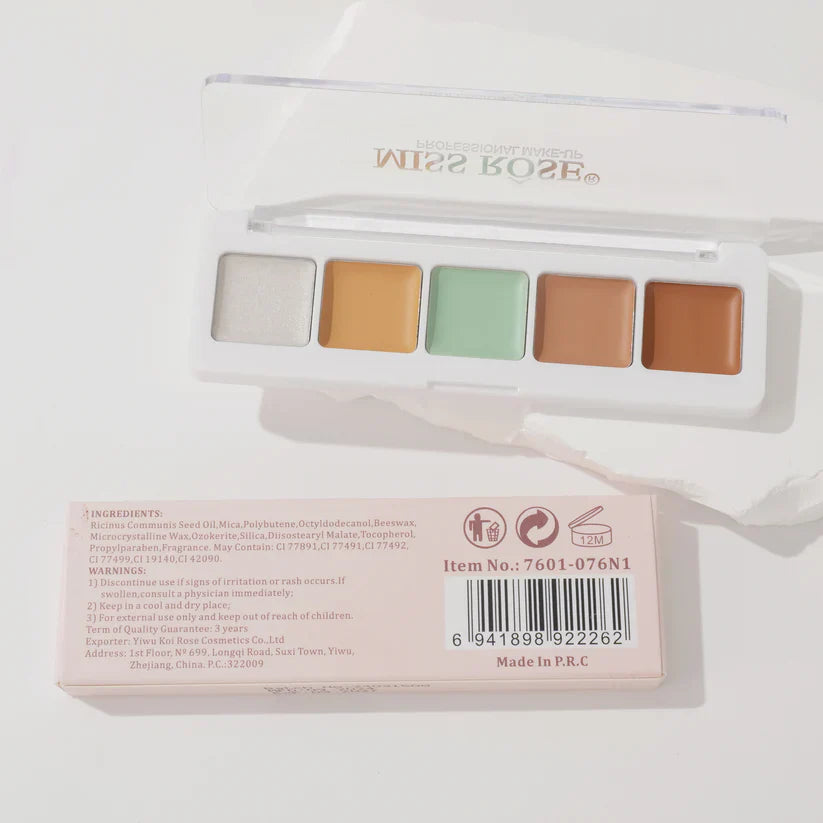 Miss Rose All-Round Conceal Palette - 5 Colors Miss Rose