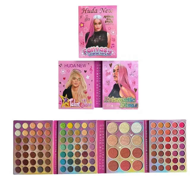HUDA New Book EyeShadow Palette 117 Colors Huda