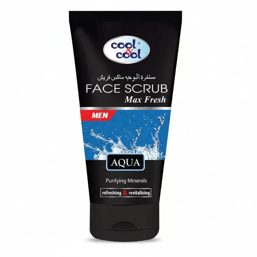 Cool & Cool Aqua Max Fresh Face Scrub for Men Cool & Cool