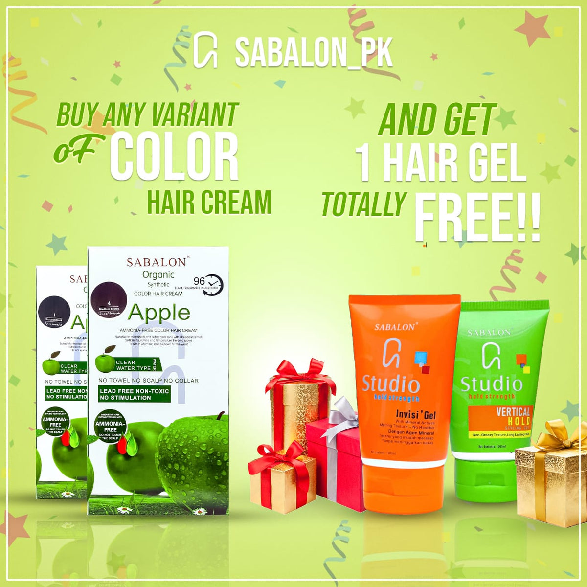 Saballon Apple hair colour Deal Sabalon