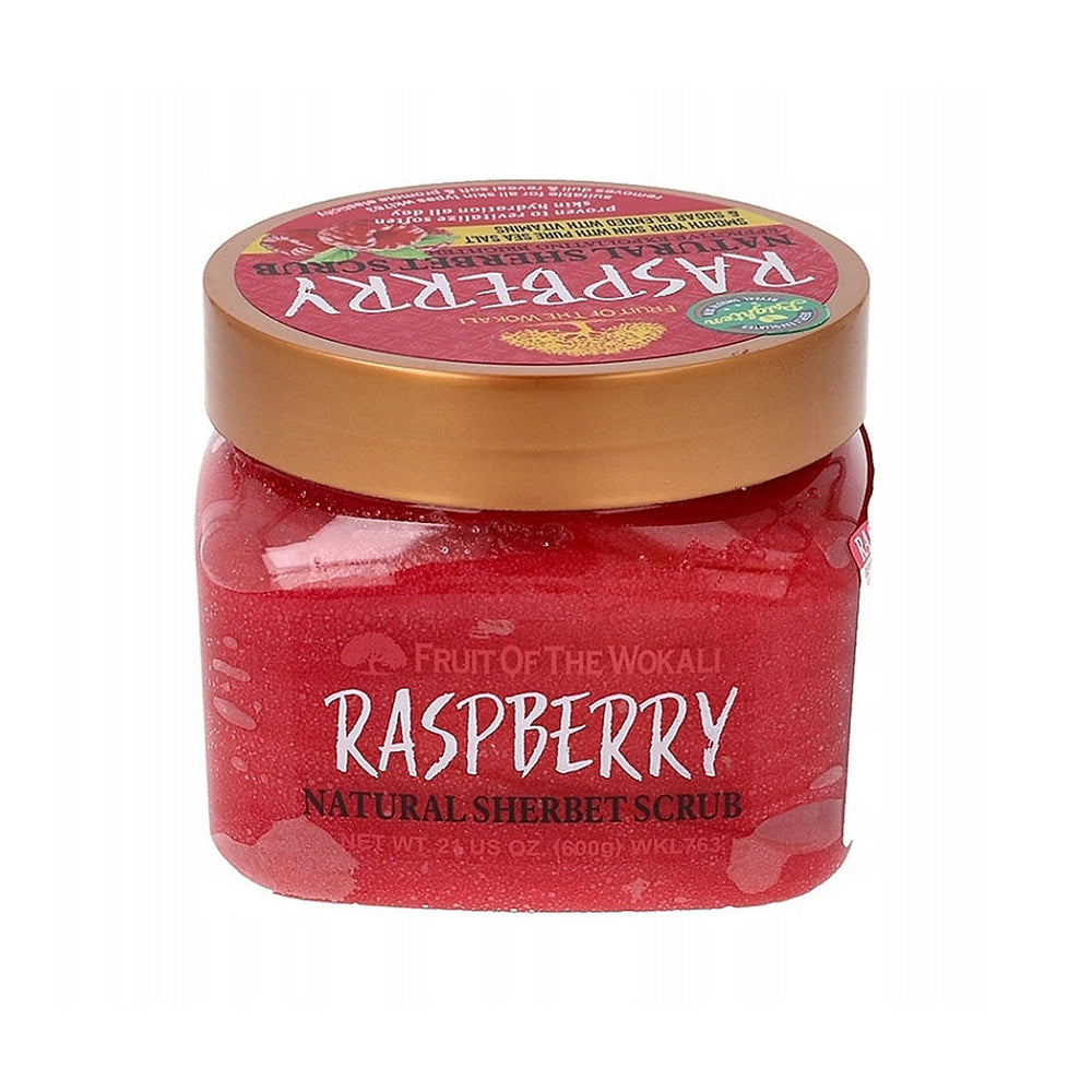 Fruit Of The Wokali Raspberry Natural Sherbet Scrub - 600g Wokali