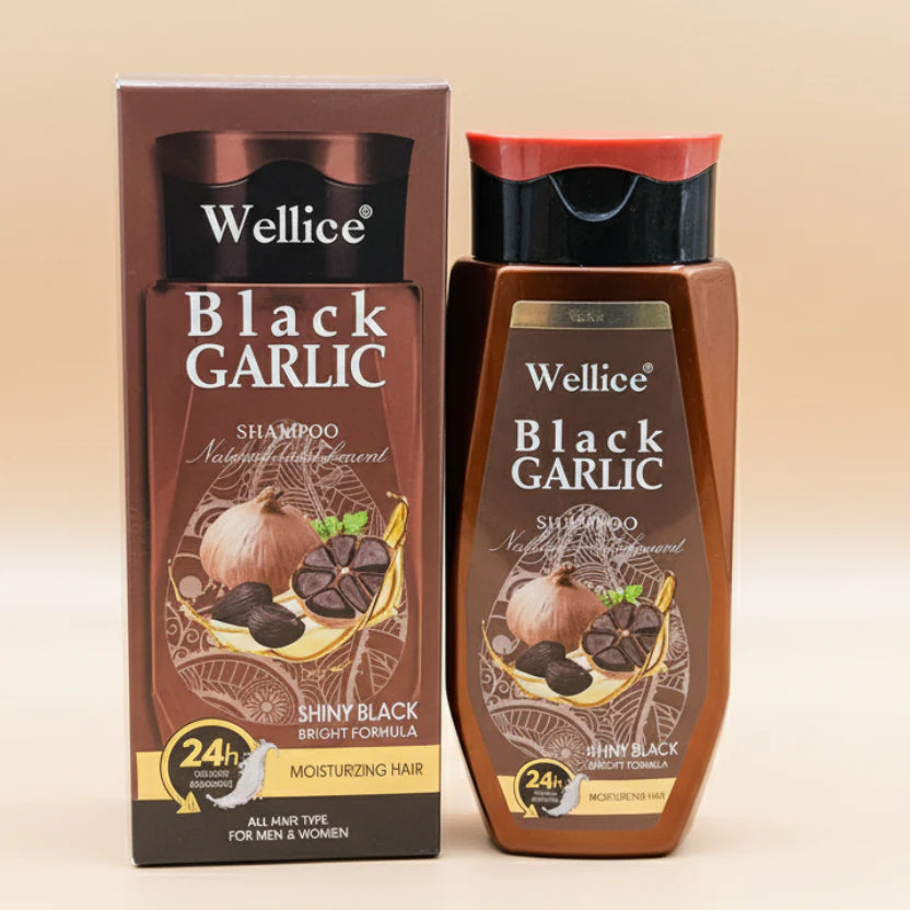 Wellice Black Garlic Shampoo - 400ml Wellice