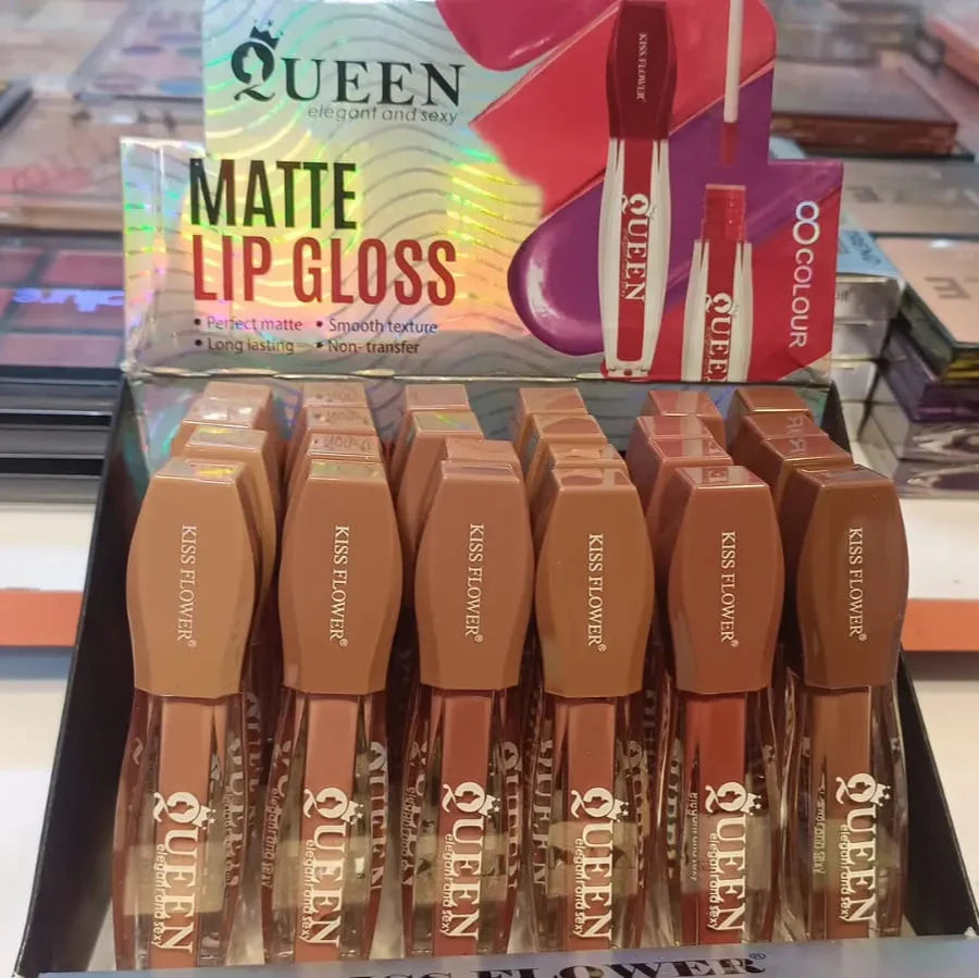 Kiss Flower Matte Nude Lipgloss Kiss Flower