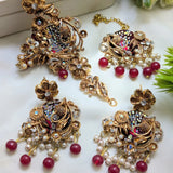 Turkish Choker Set with Earrings & Tikka