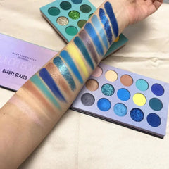 60 Color Professional Eyeshadow Palette Beauty Glazed