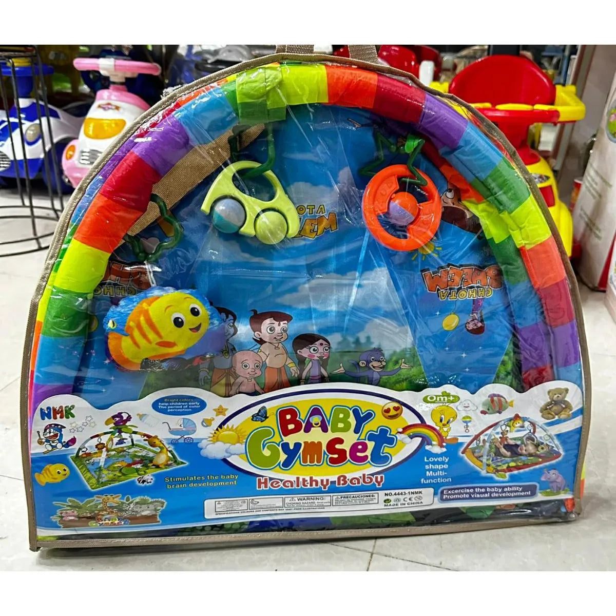 Baby Play gym Mat with Hanging Toys - Each Cosmia.pk
