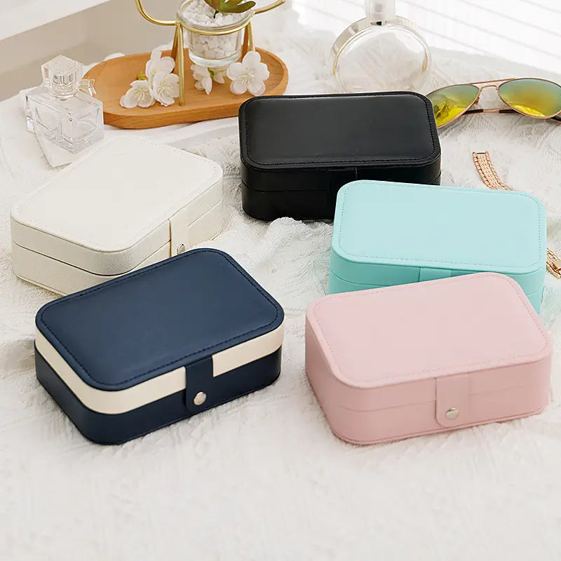 Velvet Multi‑function Jewelry Storage Box Cosmia.pk