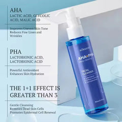 KORMESIC Deep Cleansing Hydrating Face Wash AHA+PHA Facial Cleanser - 150ml KORMESIC