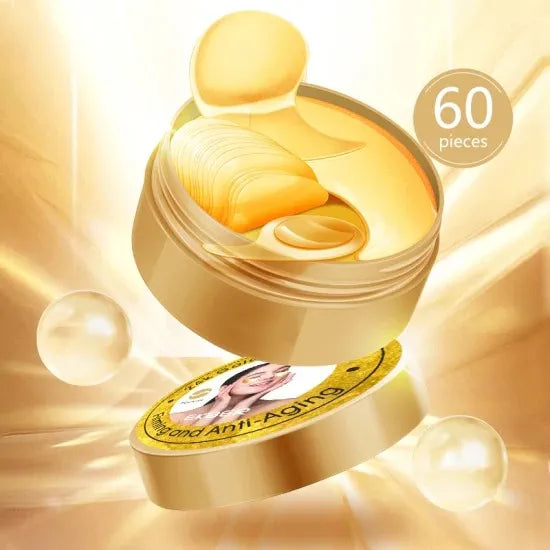 Kiss Beauty Smooth and Moisturizing Contains Gold Eye Mask For Dark Kiss Beauty