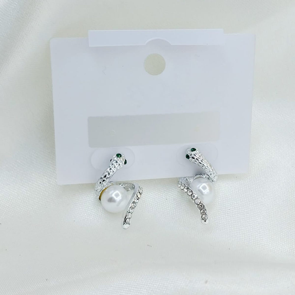New Twist Crystal Pearl Women’s Dangle Earrings – Each Pair Cosmia