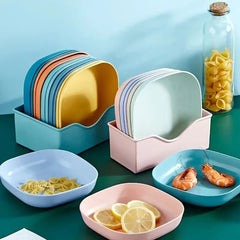Multi-Function Mini Square Plates Set Cosmia.pk