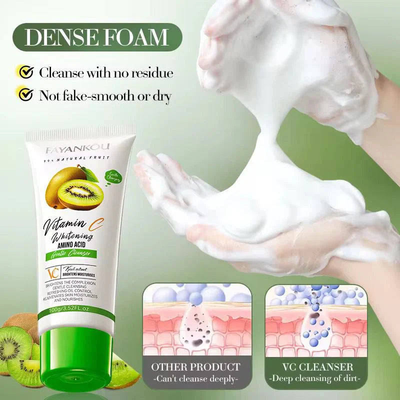 FAYANKOU Kiwifruit Extract Whitening Oil Control Cleanser – 100g FAYANKOU