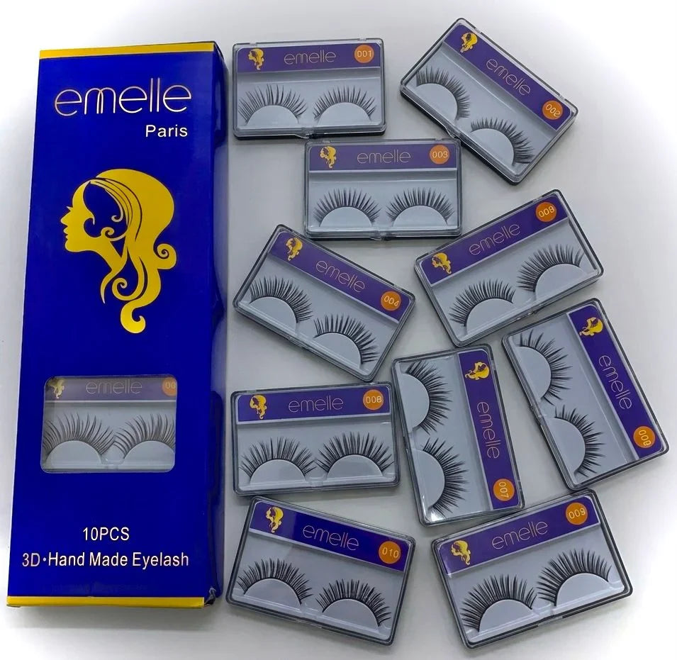 Emelle Paris 3D handmade eyelash - 10 Pcs Set Emelle Paris