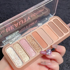 Miss Lara 9-color Blush Highlighter Eyeshadow Palette Miss Lara