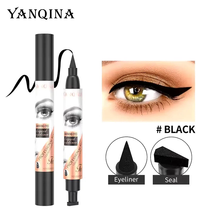 YANQINA High Quality Long Lasting Fast Dry Makeup Stamp Eyeliner Yanqina