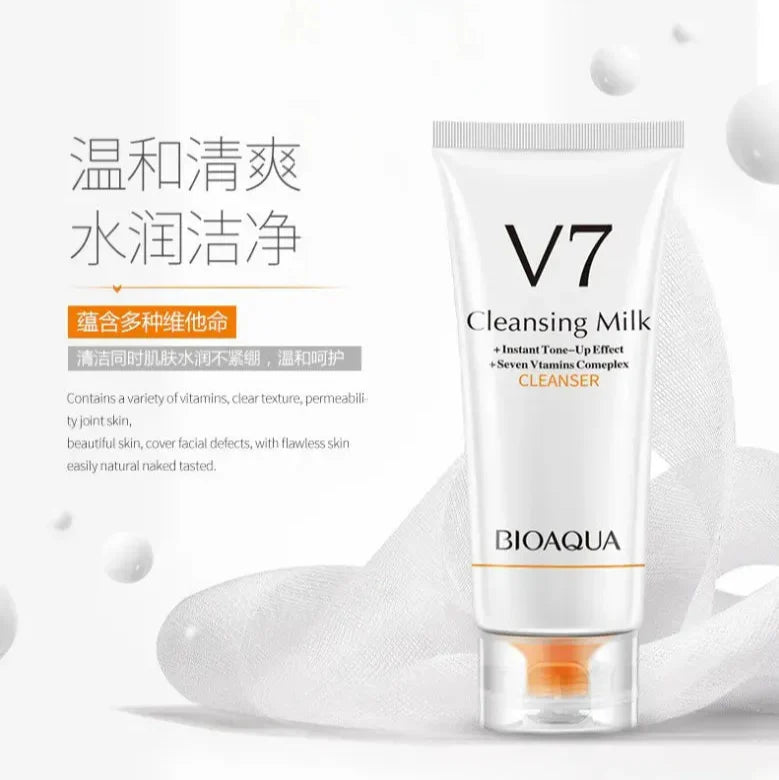 Bioaqua V7 Deep Hydration Facial Cleansing Milk (Cleanser) Bioaqua