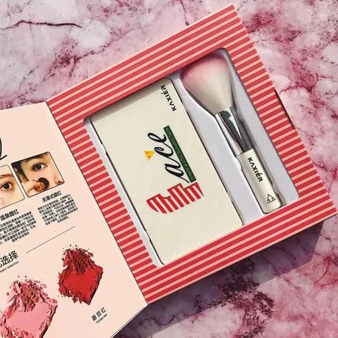 3 Colors Kaxier Blush Palette With Brush (original made in korea ) Kaxier