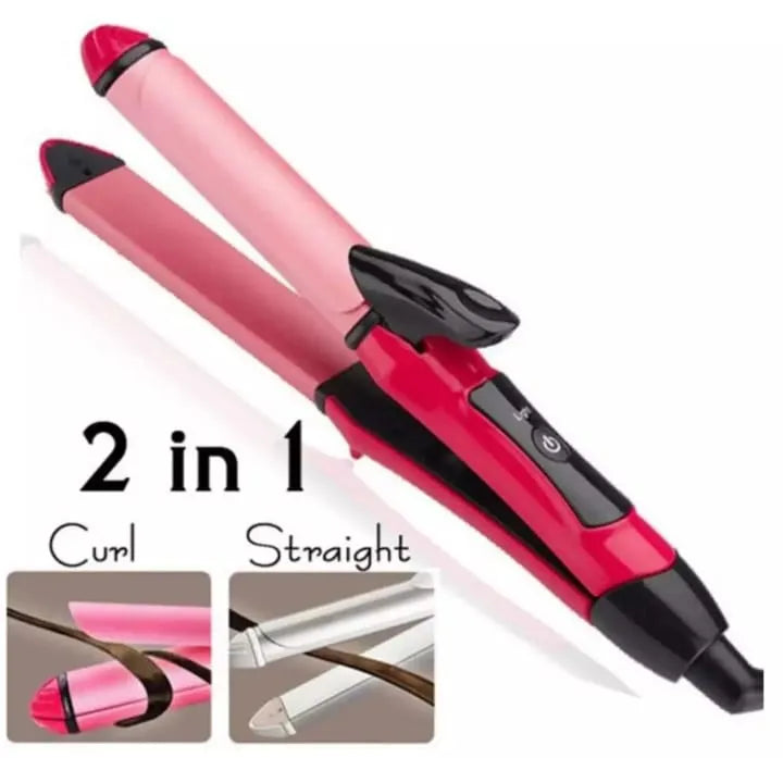 Nova 2-in-1 Professional Hair Curler & Hair Straightener Nova
