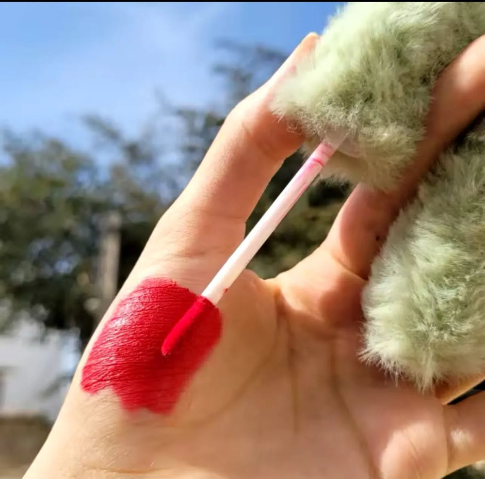 Cute Fur Lip Gloss Each Cosmia.pk