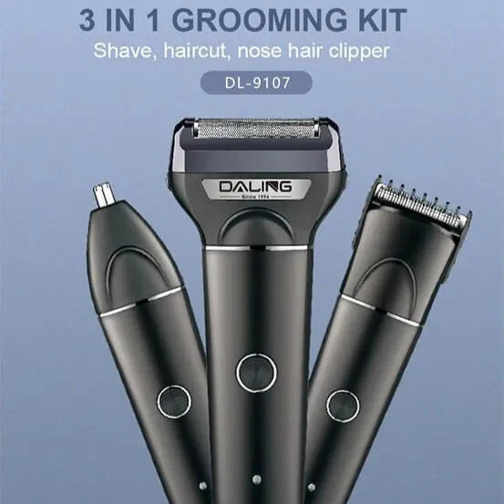 DALING 3 in 1 DL-9107 Professional Rechargeable Hair Trimmer Daling