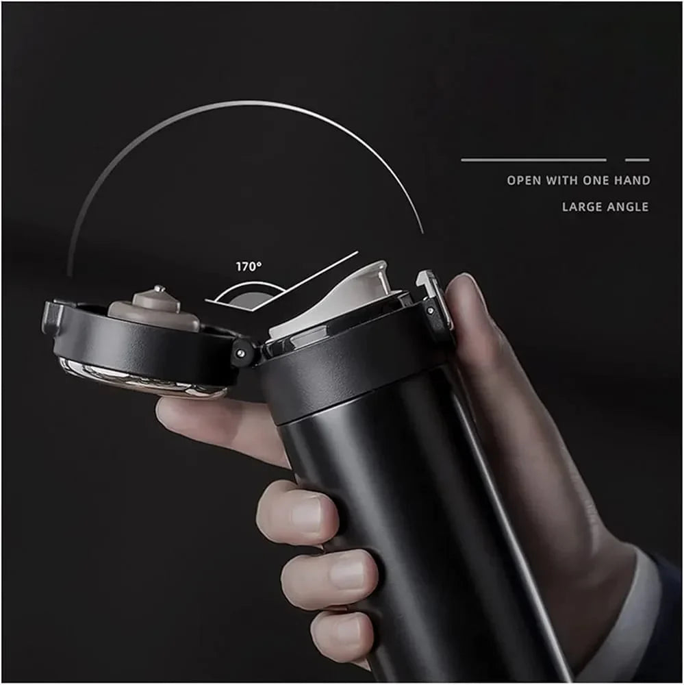 Stainless Steel Vacuum & LED Temperature Display Water Bottle Cosmia.pk