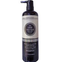 Luxury Protein Moroccan Hair Shampoo Protecting Scalp - 900ml Luxury