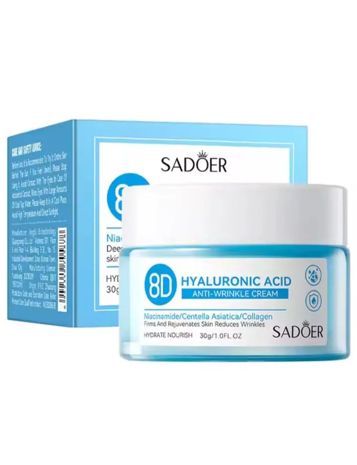 Sadoer 8D Hyaluronic Acid Anti-Wrinkle Cream - 30g Sadoer