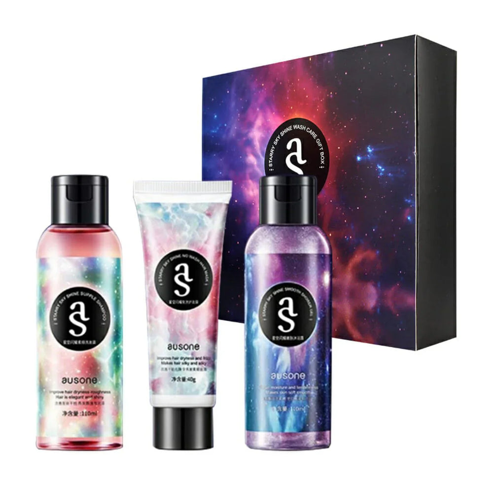 Ausone Australia Imported Shampoo Hair Mask Shower Gel 3Pcs Set Ausone