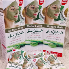 Hania Multani Mitti Fuller Baked Earth Clay Face Mask 50g (Each) – 24 Hania
