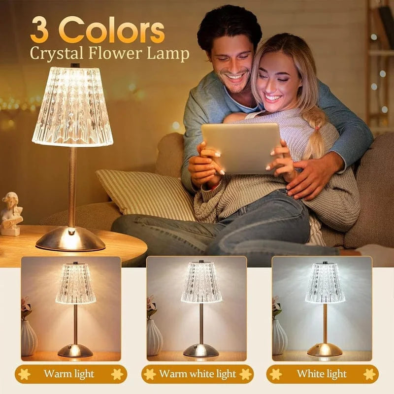 USB Charging Touch Diamond Table Lamp - Each Cosmia.pk
