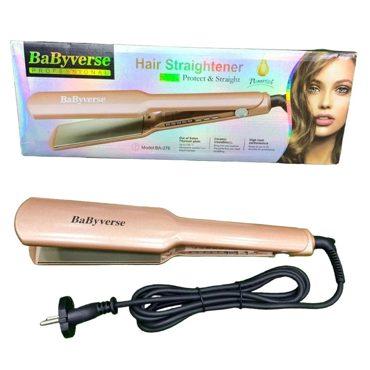 Babyverse Hair Straightener Protect & Straight BabyVerse
