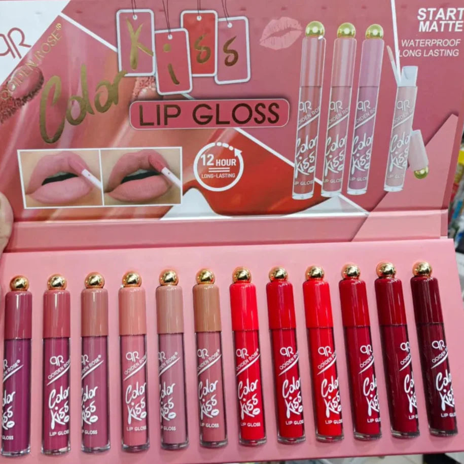 Qoiden Rose 12 Pcs Lipgloss set Qoiden Rose